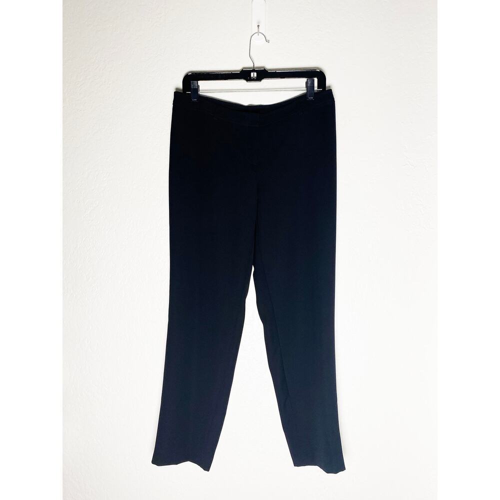 St. John Collection Womens Black Trouser Classic Professional Santana Knit Pants